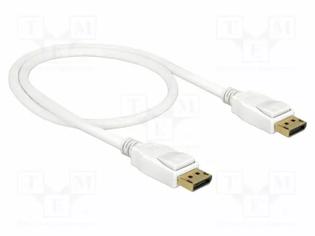 KAAPELI - DISPLAYPORT-PISTOKE,MOLEMMIN PUOLIN - DISPLAYPORT 1.2 - HDMI, DVI, DisplayPort johdot - DELOCK-85507 - 1