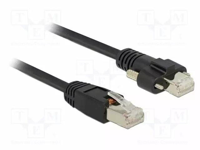 PATCH KAAPELI - S/FTP - CAT: 6 - RJ45-PISTOKE,MOLEMMIN PUOLIN - CU - 1M - RJ45 Ethernet kaapelit - DELOCK-85667 - 1