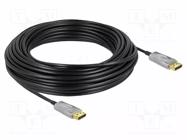 KAAPELI - DISPLAYPORT-PISTOKE,MOLEMMIN PUOLIN - LSZH - PIT: - HDMI, DVI, DisplayPort johdot - DELOCK-85887 - 1