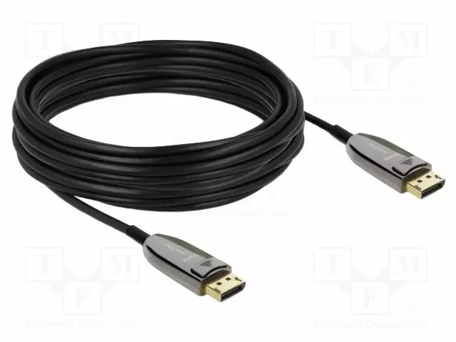 KAAPELI - DISPLAYPORT-PISTOKE,MOLEMMIN PUOLIN - TPU - PIT: - HDMI, DVI, DisplayPort johdot - DELOCK-87107 - 1