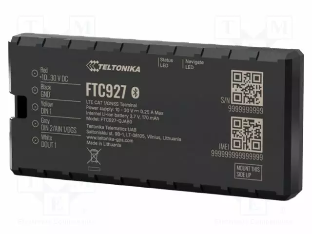 MODUULI: GPRS/GNSS - BLUETOOTH: 4.2,BLE - KIIHTYVYYSMITTARI - IP67 - M2M (GPRS/HSPA/LTE) moduulit - FTC927 - 1