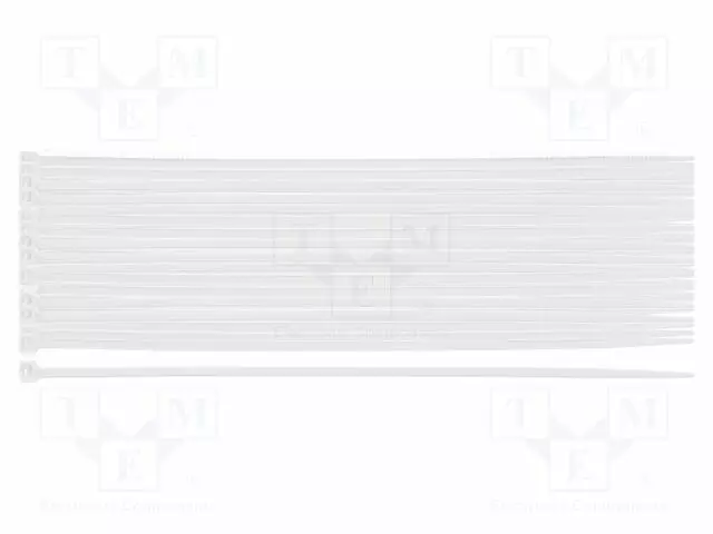 NIPPUSIDE - L: 100MM - W: 2,5MM - LUONNOLLINEN - POLYAMIDI - 100KPL - Nippusiteet - NEO-01-647 - 1