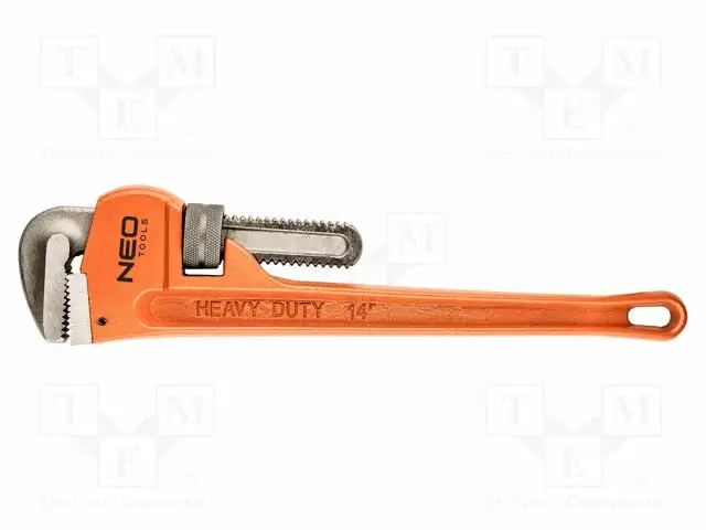 WRENCH: ADJUSTABLE - JAW CAPACITY: 80MM - OVERALL LEN: 350MM - Jakoavaimet - NEO-02-417 - 1