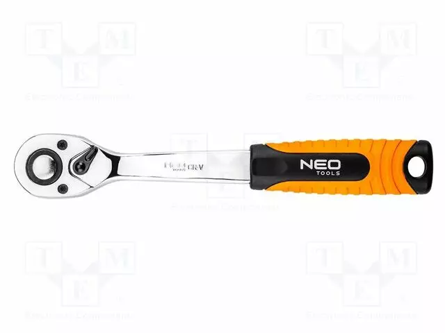 WRENCH: RATTLE - 3/8" - WITH SWITCH - 195MM - TEETH: 72 - Hylsyavaimet - NEO-08-507 - 1