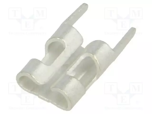 PURISTUSLIITIN - LITTEÄ - 4,8MM - 0,81MM - NAARAS - THT - MESSINKI - TINATTU - Juotoskorvat ja kaapeliliittimet - PCB - PCFS187 - 1