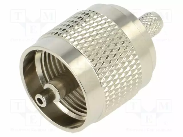 LIITIN: UHF (SO-239) - PISTOKE - UROS - SUORA - JUOTETTAVA,PURISTUS - UHF ja Mini-UHF liittimet - R-817 - 1