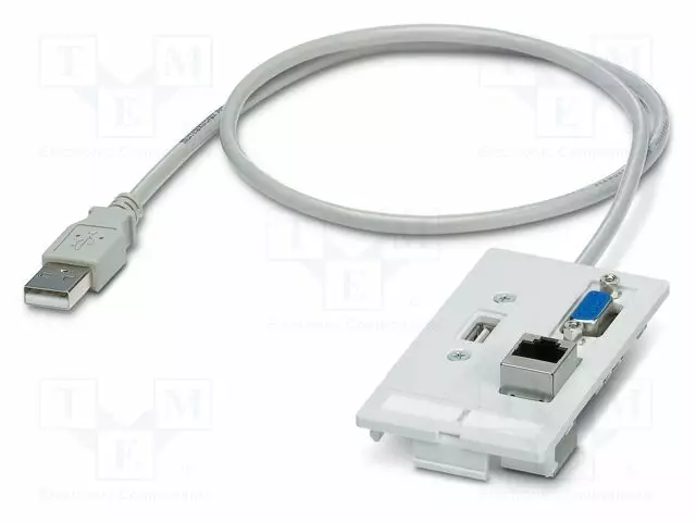 FRONT PLATE, 480 MBPS, CAT5E - Kiskoliittimet - SIFPR1AD1BU1A07 - 1