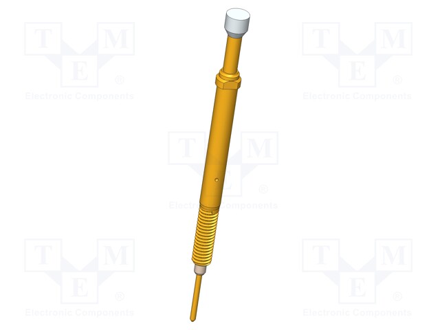 TESTAUSNEULA - 5,2MM - 3A - MUOVI - KULLATTU - Ø: 3MM - LITTEÄ - SKS-465 - Mittausneulat - SKS-465-0227 - 1