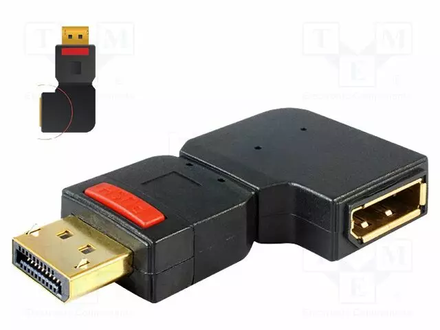 ADAPTERI - MUSTA - HDMI, DVI, DisplayPort johdot - DELOCK-65377 - 1