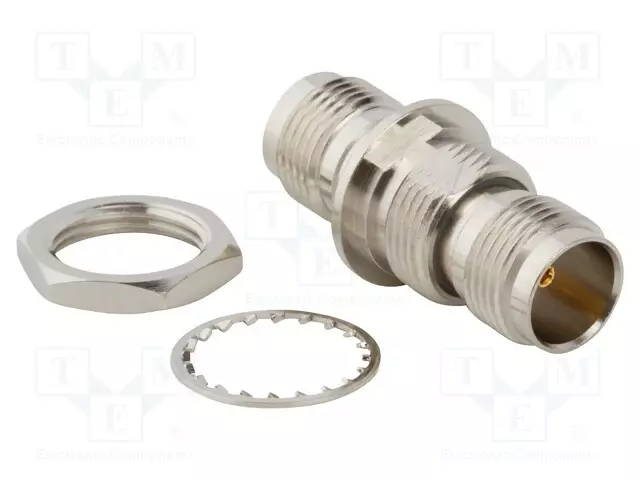 ADAPTERI - TNC NAARAS,MOLEMMIN PUOLIN - ERISTYS: POM - 75OHM - MESSINKI - RF adapterit - 122347 - 1