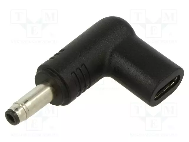 ADAPTERI - USB C RASIA,DC 4,8/1,7 LIITIN - LIITTIMEN VÄRI: MUSTA - DC virtakaapelit - AK-ND-C17 - 1