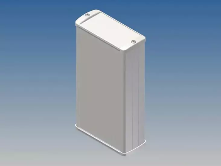 ALUMINIUM HOUSING - WHITE - 160 x 85.8 x 36.9 mm - Kotelot - G-sarja - TK237 - 1