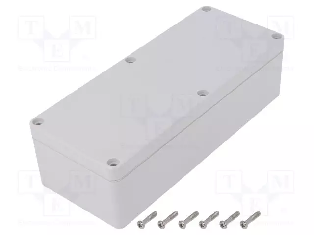 ASENNUSKOTELO - X: 80MM - Y: 195MM - Z: 55MM - VAALEANHARMAA - Yleiskäyttöiset kotelot - G229-IP67 - 1