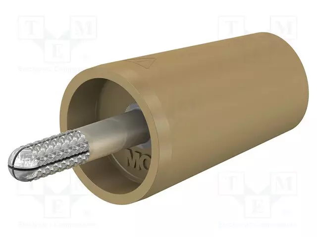 LABORATORIOBANAANILIITIN 4MM - ADAPTERI - 32A - RUSKEA - NIKKELÖITY - Banaanijatkoliittimet - A-SLK4-N-27 - 1