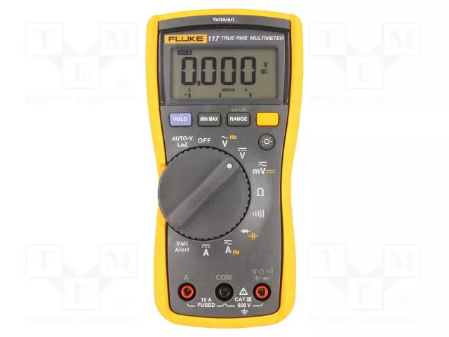 YLEISMITTARI - LCD - 3,75 NUMEROA (6000) - TRUE RMS AC - Digitaaliyleismittarit - FLK-117 - 1