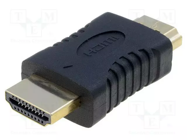 HDMI ADAPTERI -PISTOKE,MOLEMMIN PUOLIN - HDMI, DVI, DisplayPort johdot - CA317 - 1