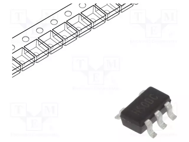 IC: POWER SWITCH - HIGH-SIDE,USB SWITCH - 0,5A - CH: 1 - P-CHANNEL - SMD - Power switches - mikropiirit - AP2151WG-7 - 1