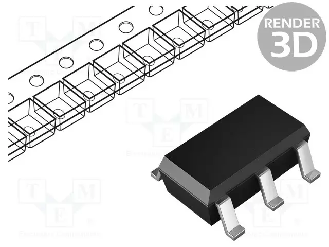 IC: POWER SWITCH - HIGH-SIDE,USB SWITCH - 2A - CH: 1 - P-CHANNEL - SMD - Power switches - mikropiirit - AP2280-1WG-7 - 1