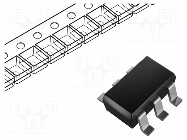 IC: POWER SWITCH - LOAD SWITCH - 1,5A - CH: 1 - P-CHANNEL - SMD - SOT26 - Power switches - mikropiirit - AP22908W6-7 - 1