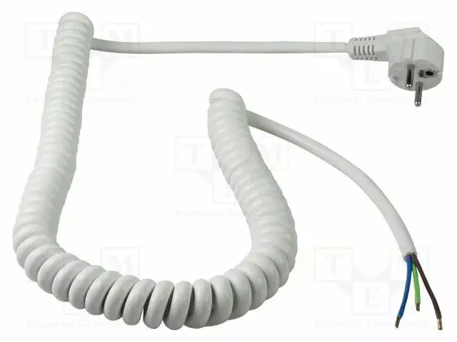 KAAPELI - 3G1,5MM2 - CEE 7/7 (E/F) KULMAPISTOKE,JOHDOT - PVC - 16A - Tietokone- ja laitejohdot - AS-70427 - 1