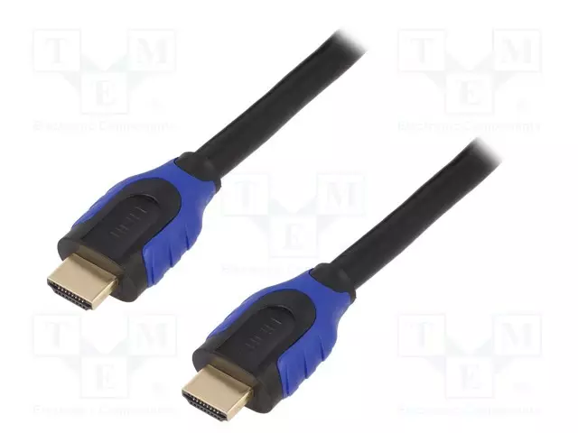 KAAPELI - HDMI-PISTOKE,MOLEMMIN PUOLIN MUSTA - HDMI, DVI, DisplayPort johdot - CH0067 - 1