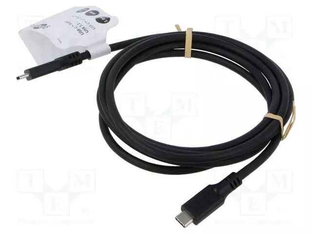 KAAPELI - THUNDERBOLT 3,THUNDERBOLT 4,USB 3.2 - 2M - MUSTA - 4K - PVC - USB kaapelit ja adapterit - GOOBAY-74207 - 1