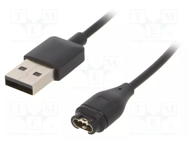 KAAPELI: ÄLYKELLON LATAAMISEEN - GARMIN - 1M - 1A - MUSTA - USB kaapelit ja adapterit - AK-SW-17 - 1