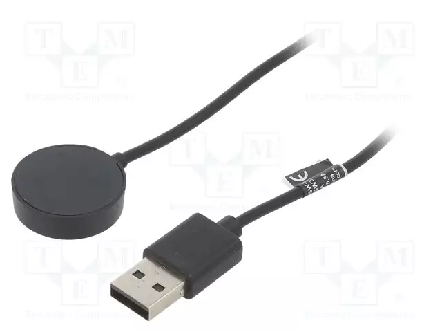 KAAPELI: ÄLYKELLON LATAAMISEEN - FOSSIL - 1M - 1A - MUSTA - USB kaapelit ja adapterit - AK-SW-37 - 1