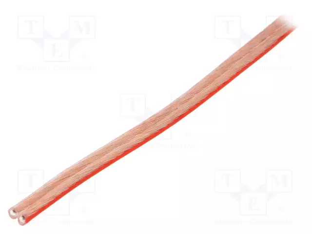 KAIUTINKAAPELI - LANKA - CCA - LÄPINÄKYVÄ - SUOJAAMATON - 0÷65°C - Kaiutinkaapelit - CA1077 - 1