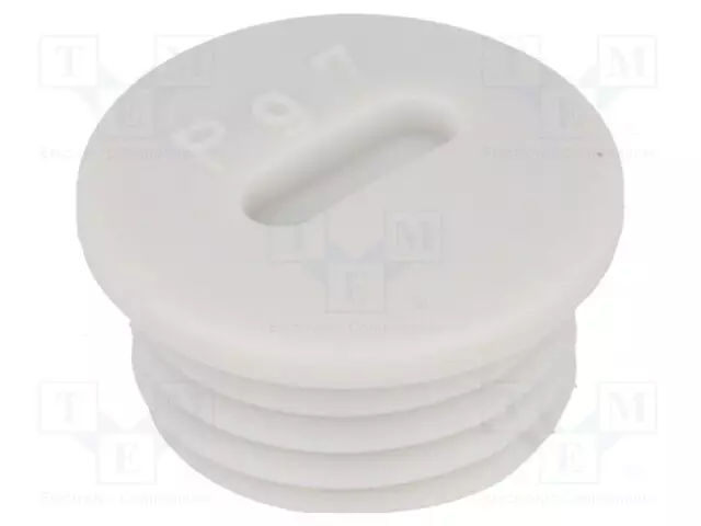 KANNE - PG7 - IP54 - POLYSTYREENI - VAALEANHARMAAA - SKINDICHT® - 6MM - Läpivientikappaleiden tulpat - BLK-PG7 - 1
