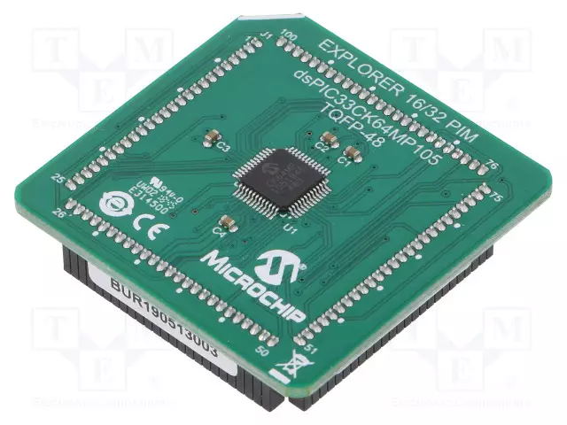 KEHITYSALUSTA - MICROCHIP PIC - KOMPONENTIT: DSPIC33CK64MP105 - Microchip kehityspaketit - MA330047 - 1