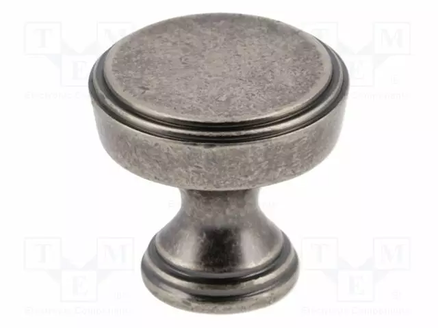 KNOB - Ø: 25MM - H: 24MM - ZAMAK - SONET - PLATING: GALVANIZED - FURNITURE - Sormiruuvit ja nupit - GTV-GZ-SONET-1-07 - 1