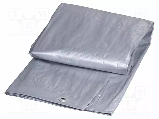 KUORMAPEITE - PIT: 3M - LEV: 2M - HOPEA - METALLIRENKAILLA - 120G/M2 - 6M2 - Pakkaaminen ja suojaus - SOLID-5937 - 1