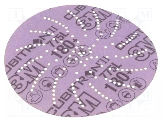 HIOMALAIKKA - 125MM - RAKEISUUS: 180 - REIÄLLINEN - KIINNITYS: TARRA - Katkaisu- ja hiomalaikat - 3M-7100064177 - 1