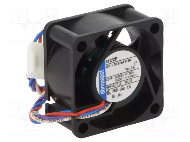 LAITETUULETIN - DC - 12VDC - DC 12V tuulettimet - 4122P-097 - 1
