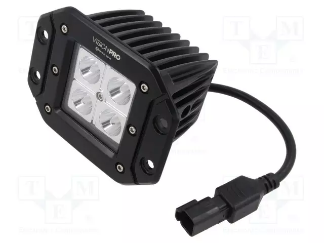 LAMPUN: TOIMINTA-12W - 10÷30VDC - 6500K - VALOLÄHDE: LED X4 - 1080LM - LED lamput - EB8017 - 1