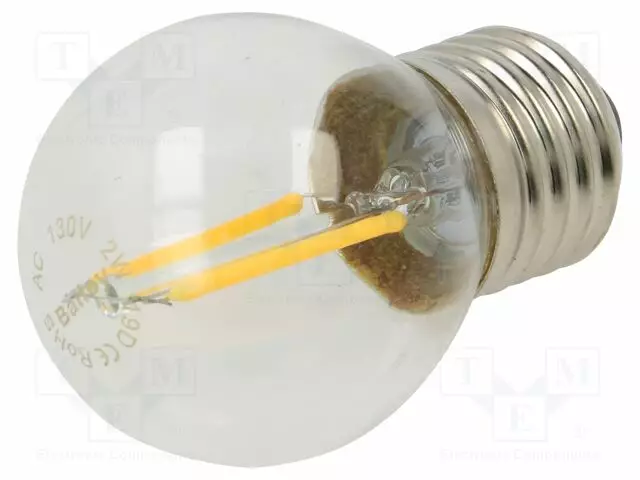 LED LAMPPU - VALKOINEN - E27 - 115VAC - 2W - LED lamput - WER-95605067 - 1