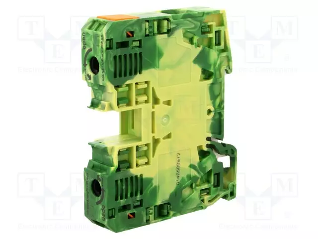 LIITIN: KISKO-285 - 125A - 1KV - JOUSIPURISTIN - KELTA-VIHREÄ - Kiskoliittimet - 285-137 - 1