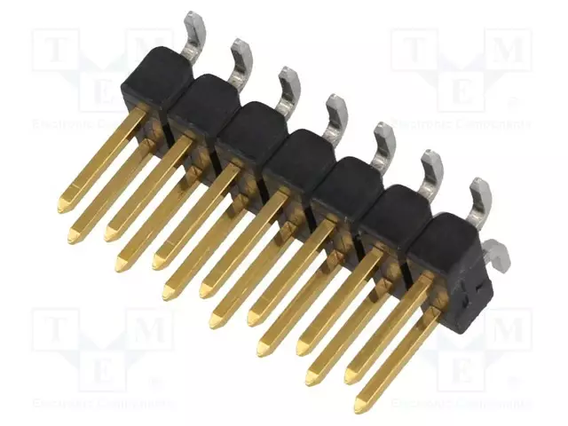 PIIKKIRIMALIITIN - PIN-LIITIN - UROS - PIN: 14 - SMT - AMPMODU MOD II - 2,54MM - Piikkirimaliittimet - 1241050-7 - 1