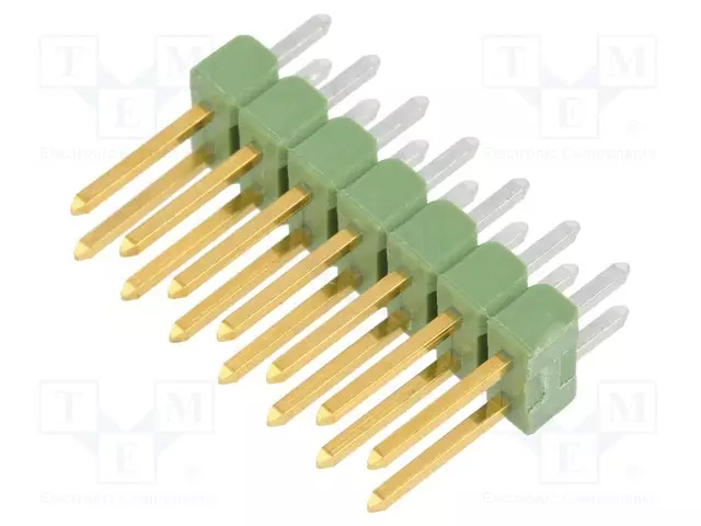 LIITIN: PIN - PIN-LIITIN - UROS - PIN: 14 - THT - AMPMODU MOD II - SUORA - Piikkirimaliittimet - 826632-7 - 1