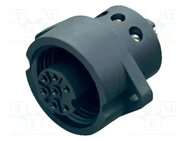 LIITIN: PYÖREÄT - 250V - 10A - PIN: 7 - N LIITINAARAS - IP67 - 6+PE - Binder-liittimet - 09-0220-00-07 - 1