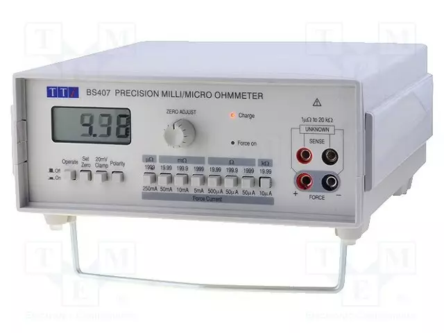 MILLIOHMIMITTARI - LCD - 3,5 NUMEROA - ±(0,1%+0,1%RANGE) - Milliohmimittarit - BS407 - 1