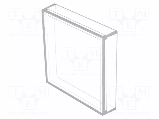 NÄPPÄIMEN LINSSI - OPTOHIT - VÄRITÖN - MUOVI - 24,4X24,4MM - Taulukytkimien lisävarusteet - 704.702.7 - 1