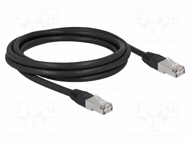 PATCH KAAPELI - S/FTP - CAT 6A - RJ45-PISTOKE,MOLEMMIN PUOLIN - 2M - PE - RJ45 Ethernet kaapelit - DELOCK-80127 - 1