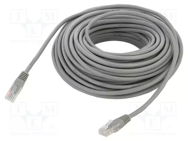 PATCH KAAPELI - U/UTP - CAT: 5E - RJ45-PISTOKE,MOLEMMIN PUOLIN - CCA - RJ45 Ethernet kaapelit - ART-AL-OEM-307 - 1