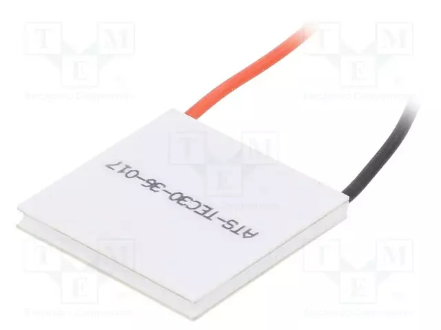 PELTIER ELEMENTTI - 15,4V - 3A - 30X30X3,6MM - 26,7W - MAT: KERAMIIKKA - Peltier elementit - ATS-TEC30-36-017 - 1