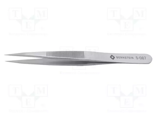 PINSETTI - 110MM - TERÄN KÄRJEN MUOTO: TERÄVÄ - YLEISMALLINEN - Yleiskäyttöiset atulat ja pinsetit - BRN-5-087 - 1