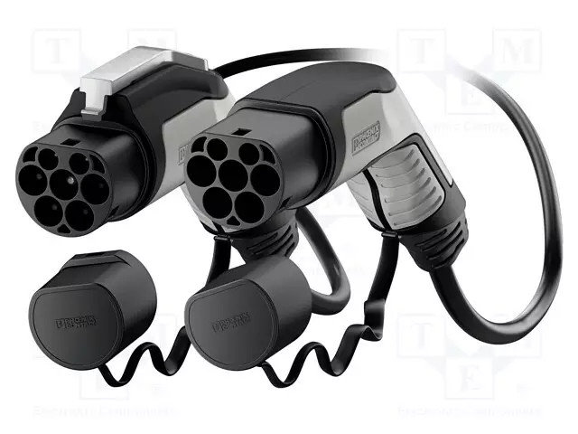 EMOBILITY: CABLE - 1X0.5MM2,3X2.5MM2 - 250VAC - 5KW - IP44 - 5M - 20A - Sähköauton latauskaapelit - 1628027 - 1