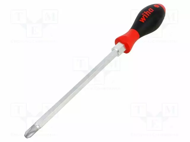 SCREWDRIVER: STANDARD - ASSISTED WITH A KEY - PHILLIPS - PH4 - Ruuvimeisselit ja sarjat - WIHA.00767 - 1