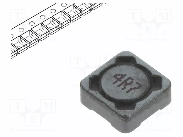 SMD KURISTIN 4,7UH - 3,5AOHM - ±20% - 7,3X7,3X3,4MM - Kuristimet - PCS73MT4R7 - 1